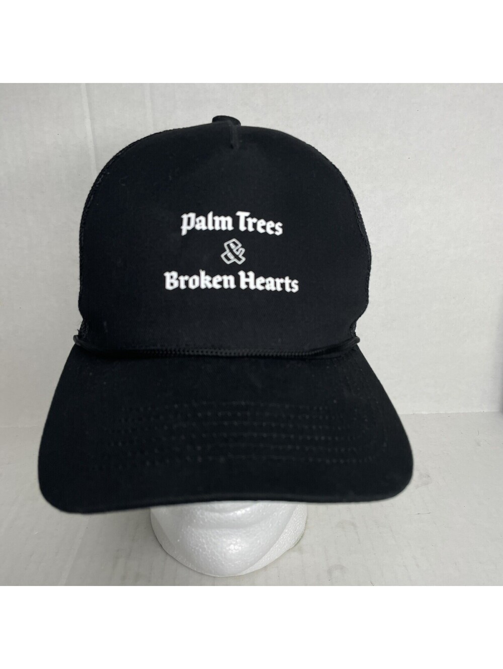 JSIME Collective Palm Trees & Broken Hearts Trucker Hat Mesh Miami Jose Sime